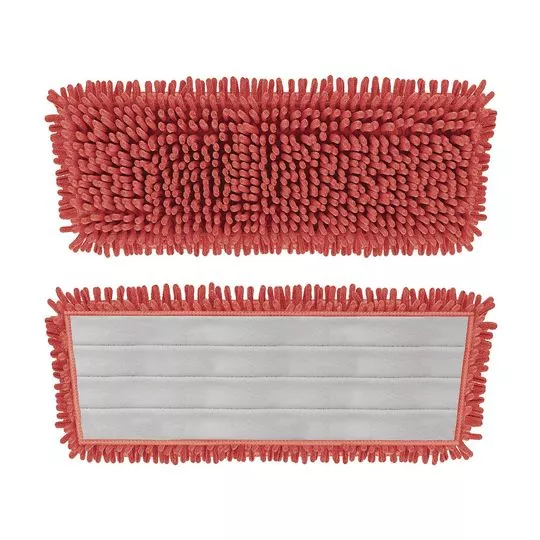 Refil Para Mop Spray Limpeza Rápida - Coral - 48x18x2cm - Euro Homeware