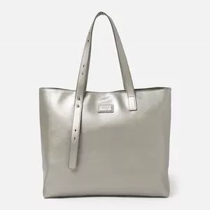 Bolsa Shopper Metalizada<BR>- Prateada