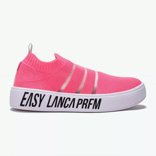 Tênis Texturizado- Rosa- LP Easy