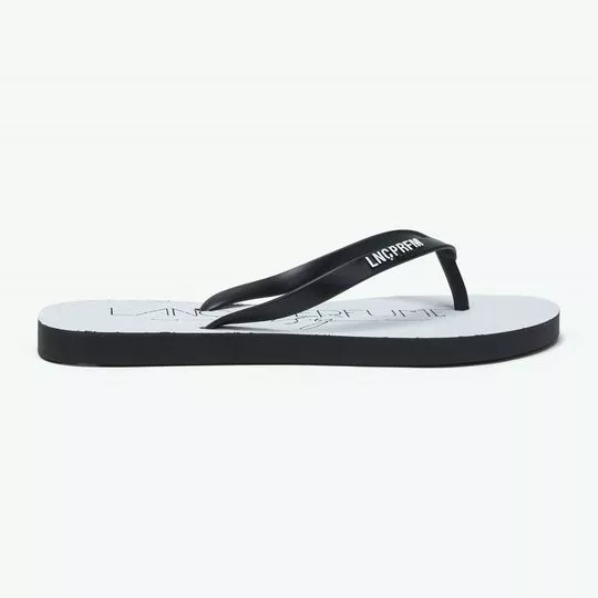 Chinelo Com Recortes- Preto