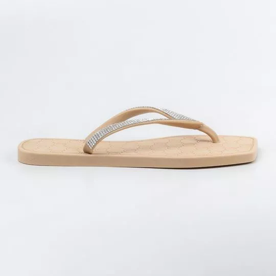 Chinelo Com Termocolantes- Bege