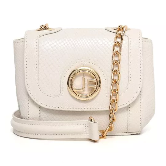 Bolsa Transversal Com Aviamento- Off White