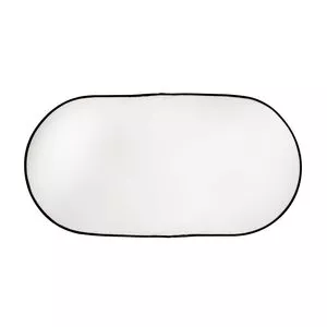 Protetor Solar Blackout<BR>- Preto & Prateado<BR>- 50x100x1cm