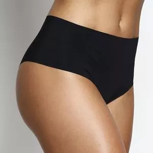 Calcinha Sunquíni Lisa<BR>- Preta<BR>- Bonjour