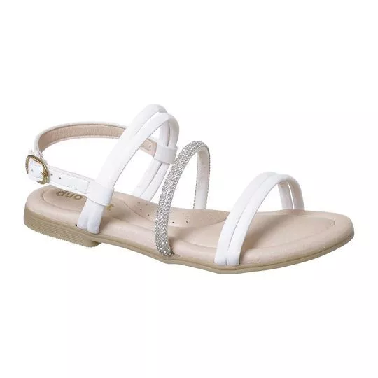 Rasteira Candy- Branca- Ortopé