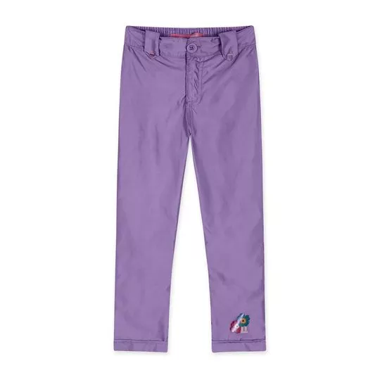 Calça Skinny Lilica®- Lilás