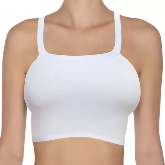 Cropped Básico- Branco