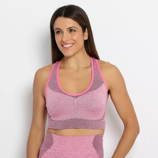 Top Texturizado- Rosa