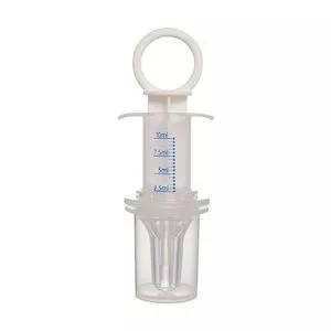 Dosador De Remédio<BR>- Incolor & Azul<BR>- 10ml