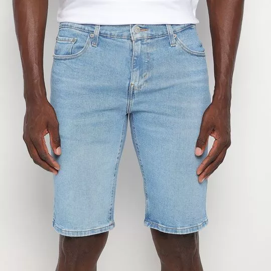Bermuda Jeans- Azul Claro- Levi's