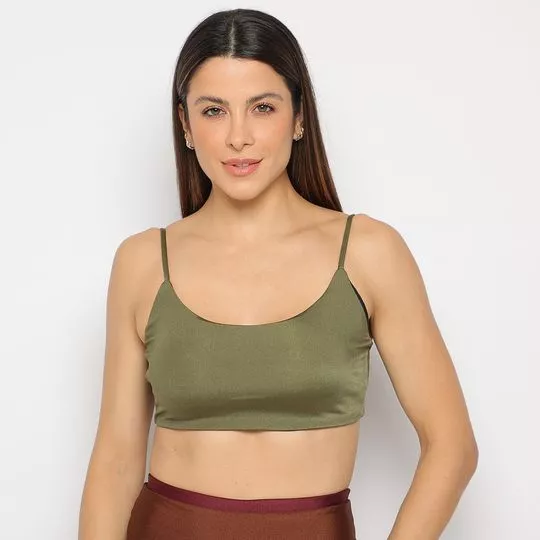 Top Básico- Verde Militar