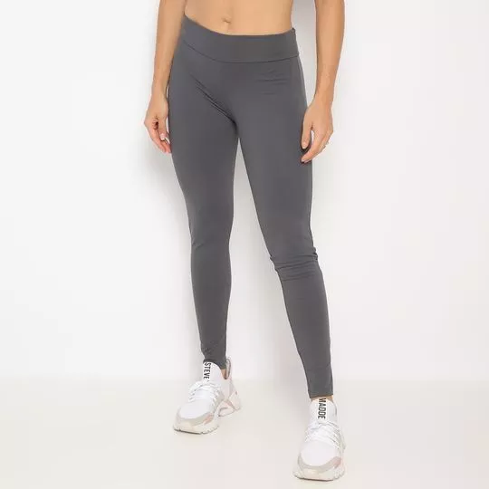 Legging Lisa- Cinza Escuro- Costa Rica