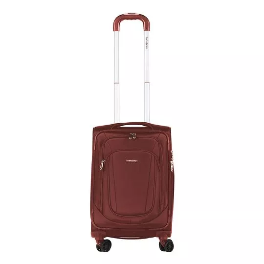 Mala De Viagem Kick Air Pequena- Vinho- 55x36x23cm