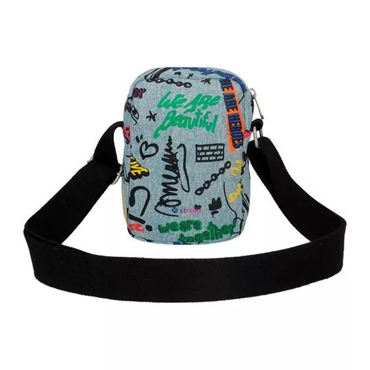 Bolsa Transversal Samsonite®- Azul- 18x13x5cm