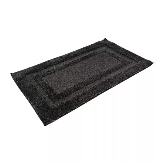 Tapete Antiderrapante- Preto- 50x80cm- Oikos