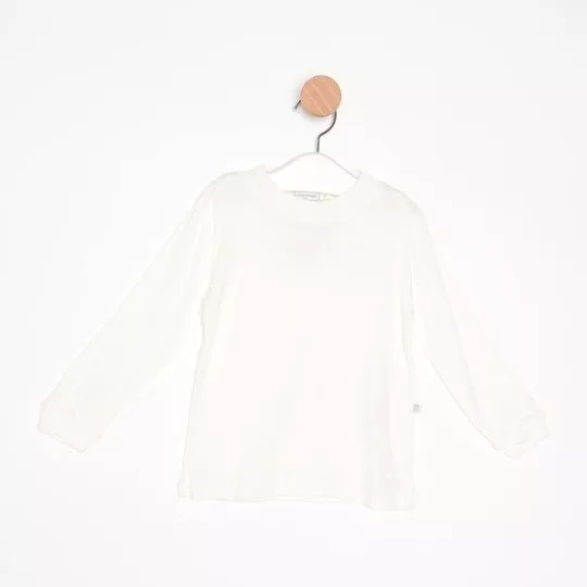 Suéter Em Tricô- Off White- Noruega
