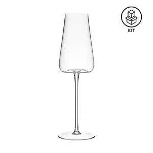 Jogo De Taças Para Vinho Scintillans Veritas<BR>- Cristal<BR>- 2Pçs<BR>- 300ml<BR>-Wolff