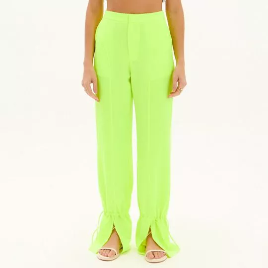 Calça Reta - Verde