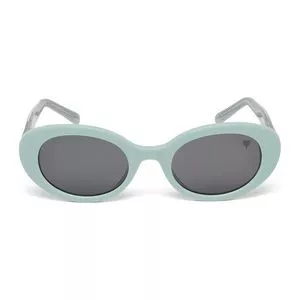 Óculos De Sol Arredondado<BR>- Verde Água & Preto