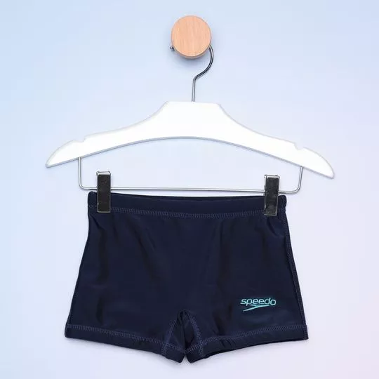 Sungão Com Logo- Azul Marinho & Verde Água