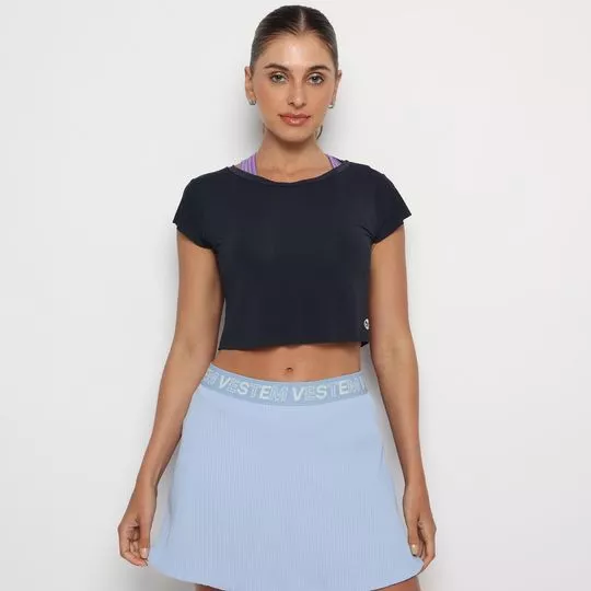 Cropped Liso- Preto
