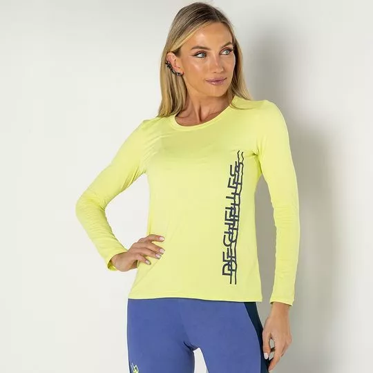 Blusa Com Inscrição- Verde Claro