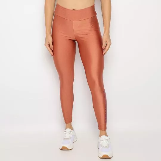 Legging Com Recortes - Laranja