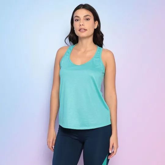 Regata Nadador Lisa- Verde Água- Verbo Fitness