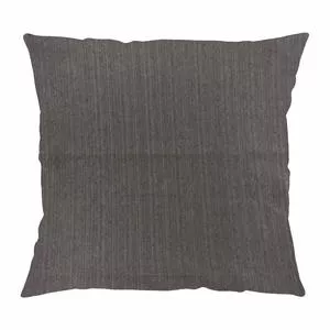 Capa Para Almofada Madras<BR>- Cinza Escuro<BR>- 43x43cm