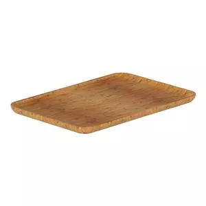 Bandeja Aura<BR>- Bege<BR>- 2x5x24cm