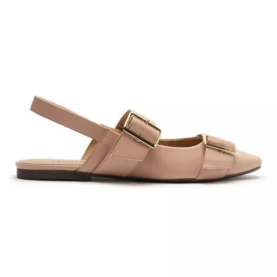 Slingback Liso- Rosa Claro