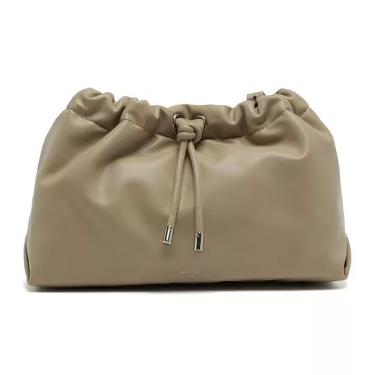 Bolsa Saco Lisa- Bege Claro