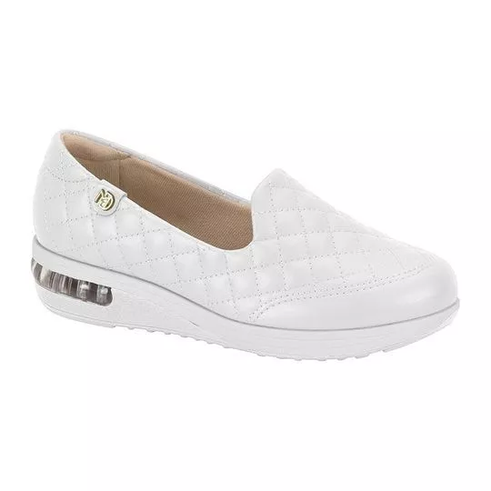 Slipper Em Matelassê- Branco