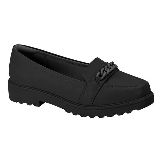 Loafer Com Aviamento- Preto
