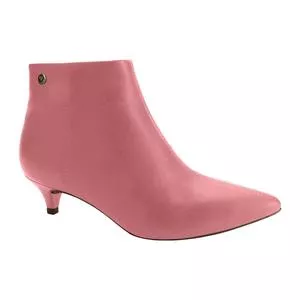 Bota Com Recortes<BR>- Rosa