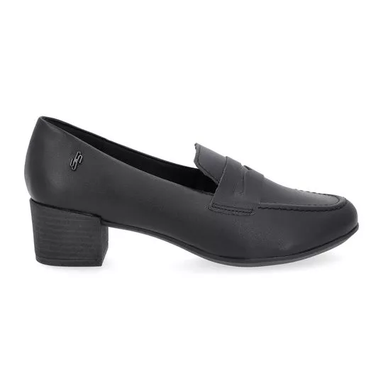 Loafer Em Couro- Preto