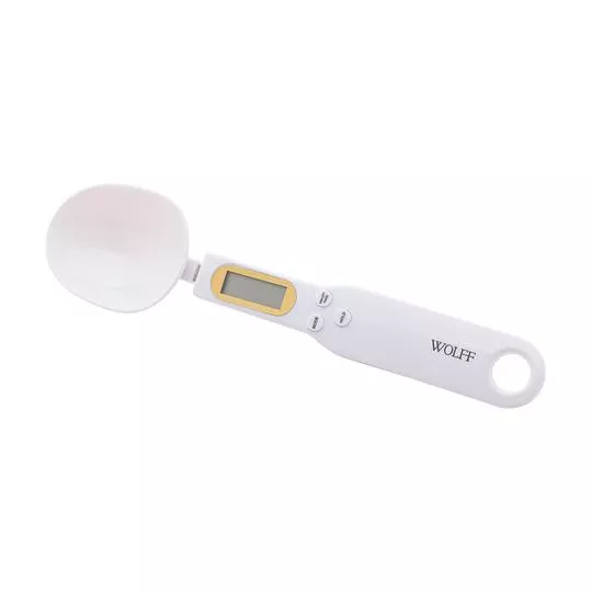 Colher Medidora Digital- Branca- 30ml- Wolff