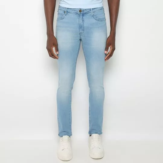 Calça Jeans Skinny- Azul Claro
