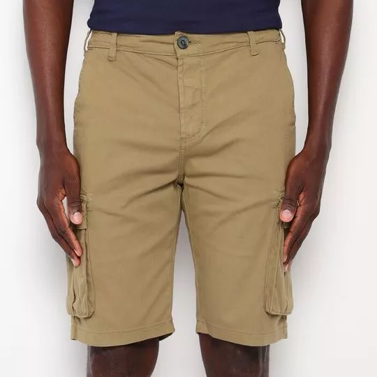 Bermuda Cargo- Verde Militar- Enfim