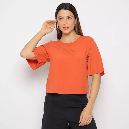 Camiseta Lisa- Laranja- Enfim