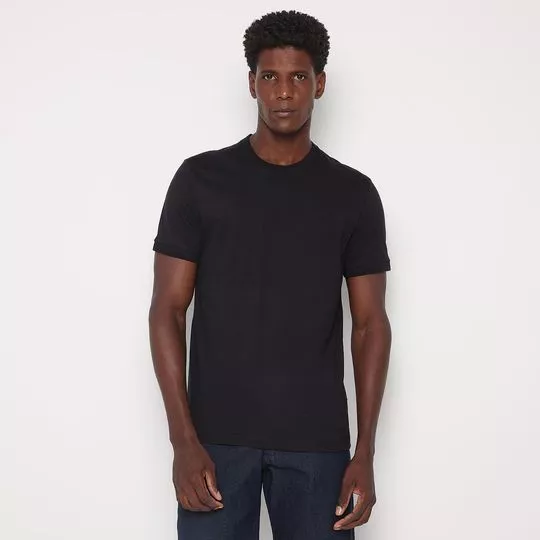 Camiseta Básica- Preto