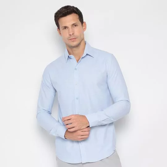 Camisa Básica- Azul Claro
