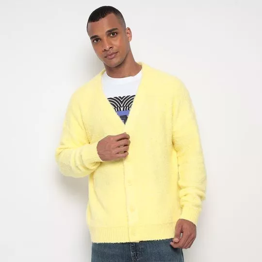 Cardigan Levis®- Amarelo