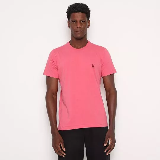 Camiseta Básica- Rosa