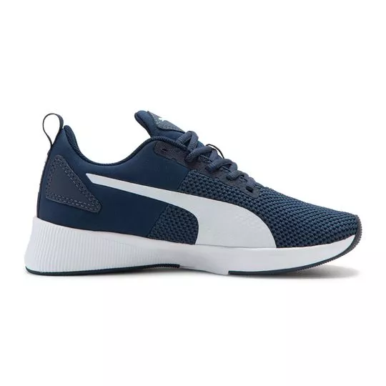 Tênis Puma® Flyer Runner- Azul Marinho & Branco