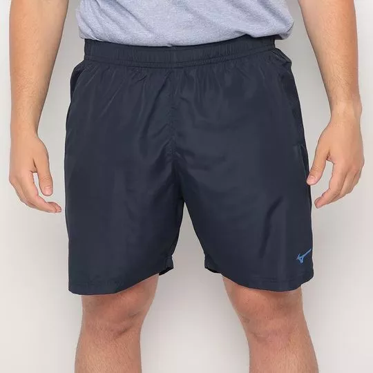Bermuda Mizuno® Com Recortes- Azul Marinho
