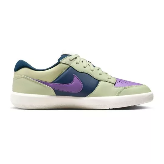 Tênis Nike Sb Force 58 PRM L- Verde Claro & Roxo