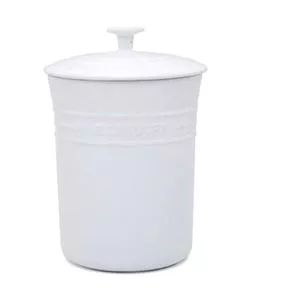 Porta Mantimentos P Clc<BR>- Branco<BR>- 20,75xØ16,3cm<BR>- 2,1L<BR>- Le Creuset