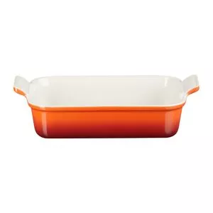 Travessa Retangular Heritage<BR>- Cayenne<BR>- 26cm