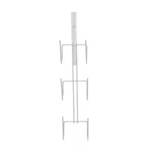 Suporte Para Tampas De Panelas<BR>- Branco<BR>- 40x10x7,5cm